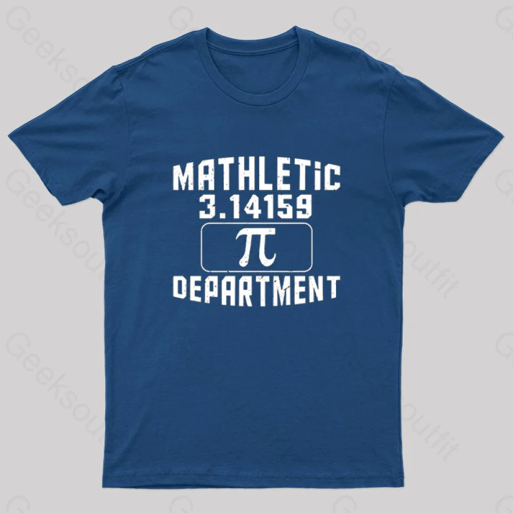 Mathletic Department Pi Day Nerd T-Shirt British Gentlewoman Style