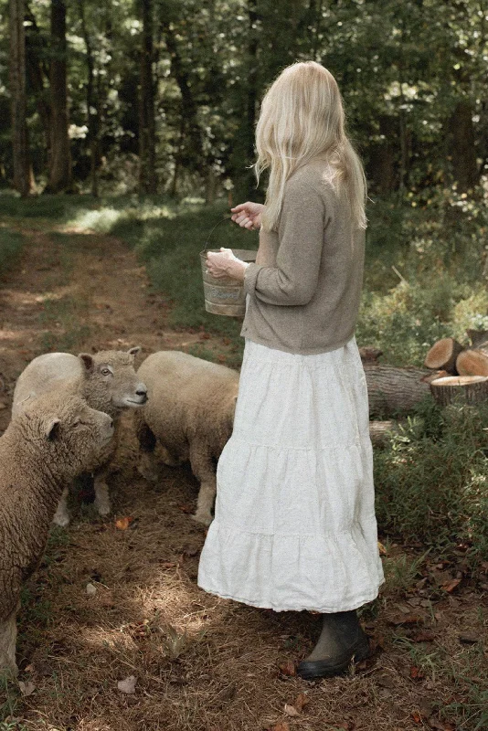 The Cashmere Bianca Top // Rye Earthy Women's 