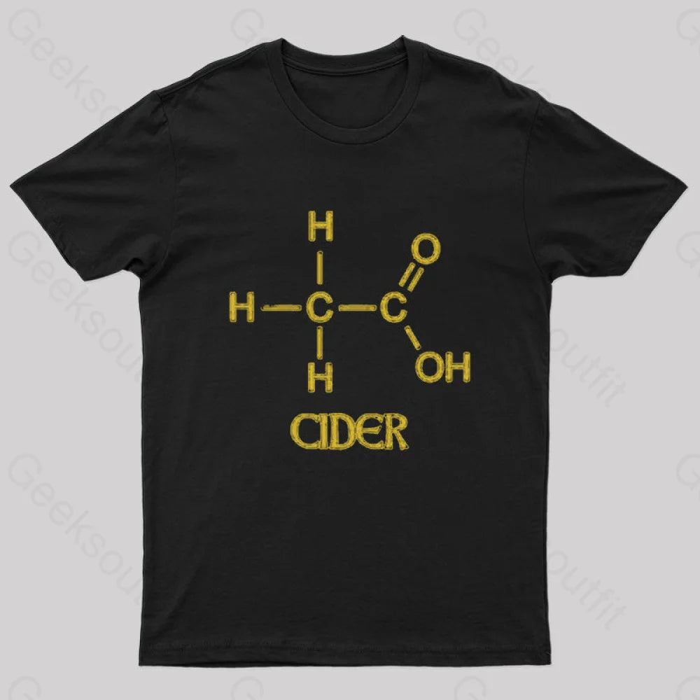 Chemistry of Cider Nerd T-Shirt Scandinavian