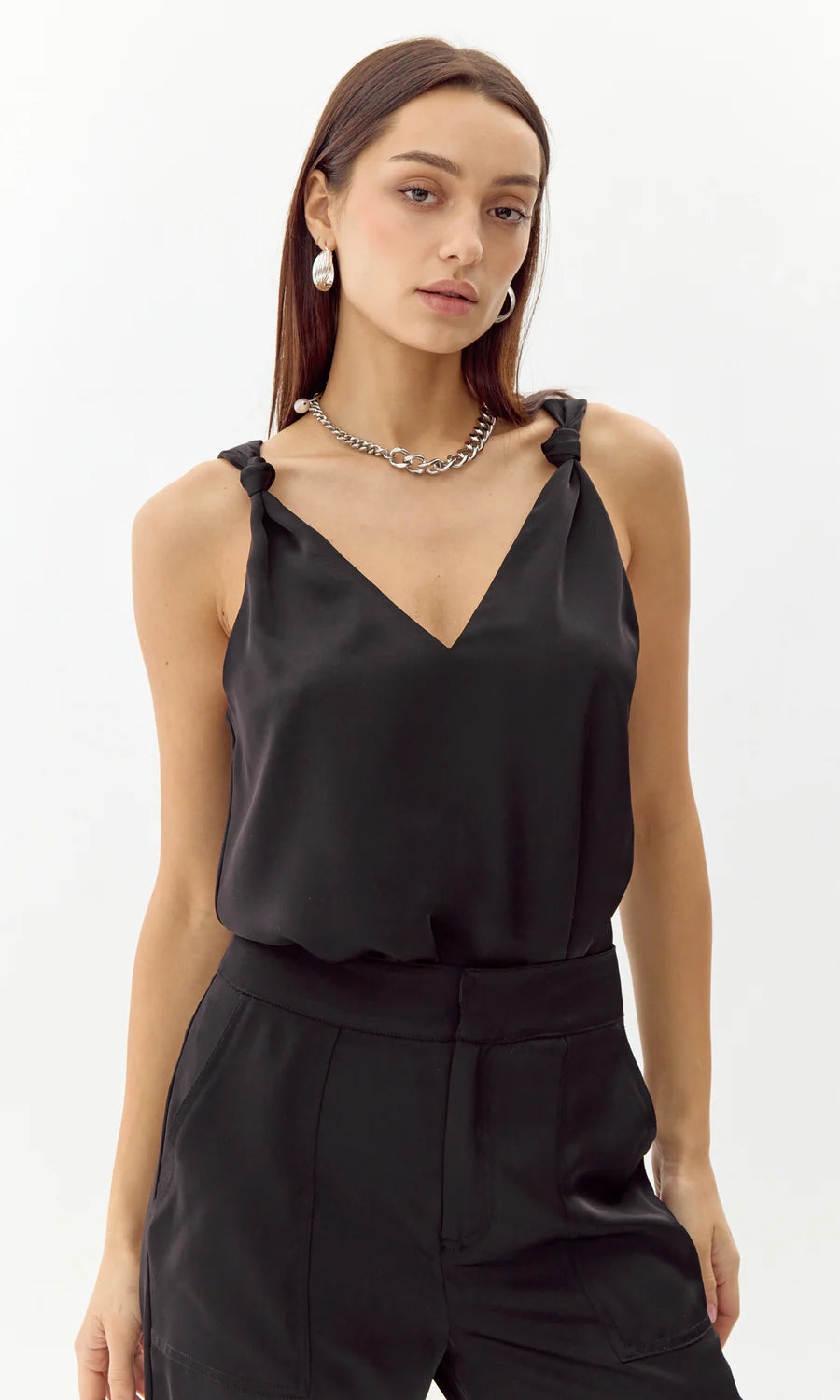 Kassi Shoulder Knot Top Traditional Women's 