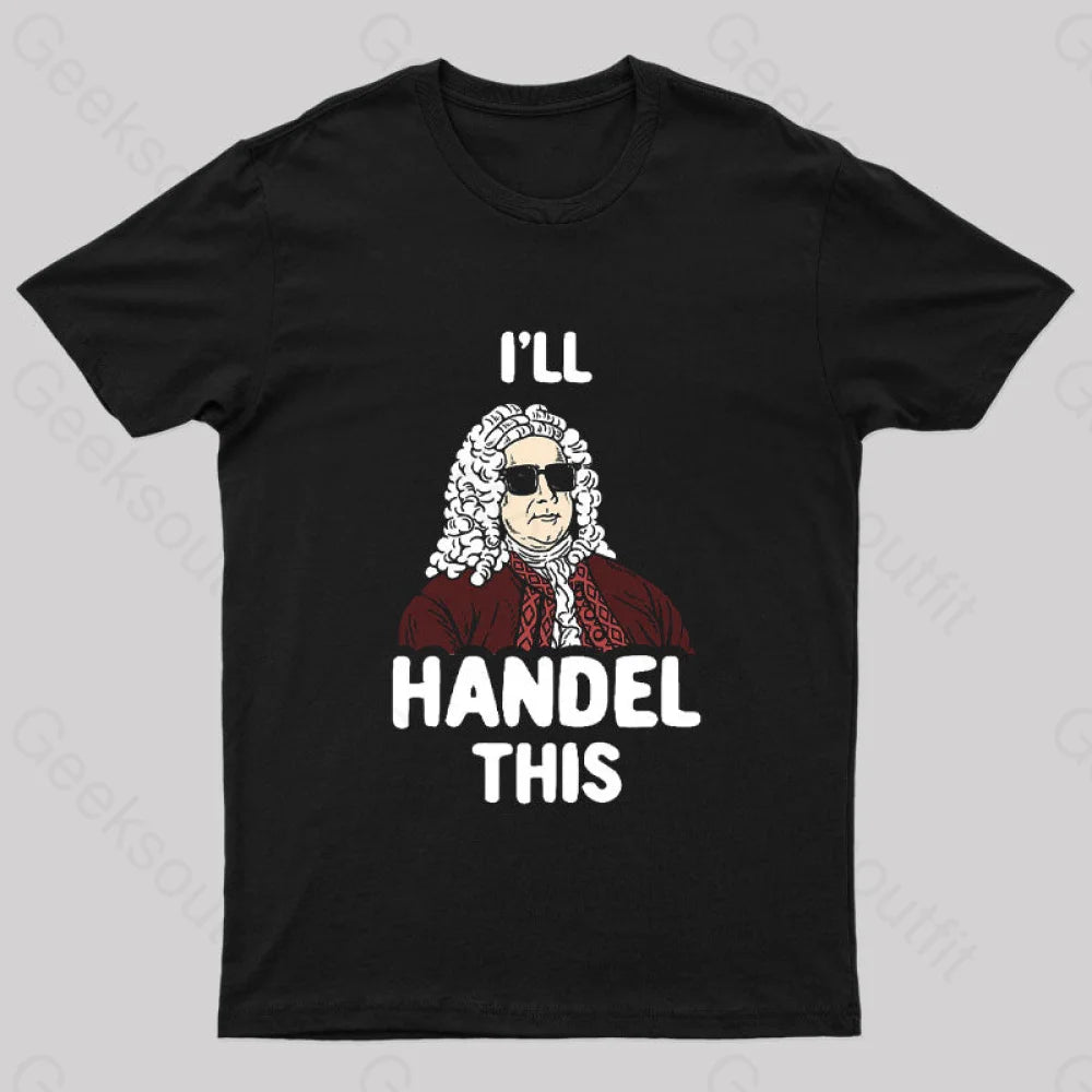 I'll Handel This Geek T-Shirt Dapper Women's Bow - adorned