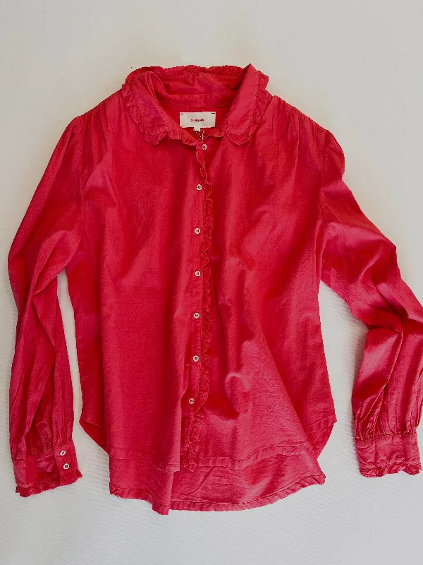 Xirena - Hale Shirt in Rose Dahlia Monochromatic Office Style
