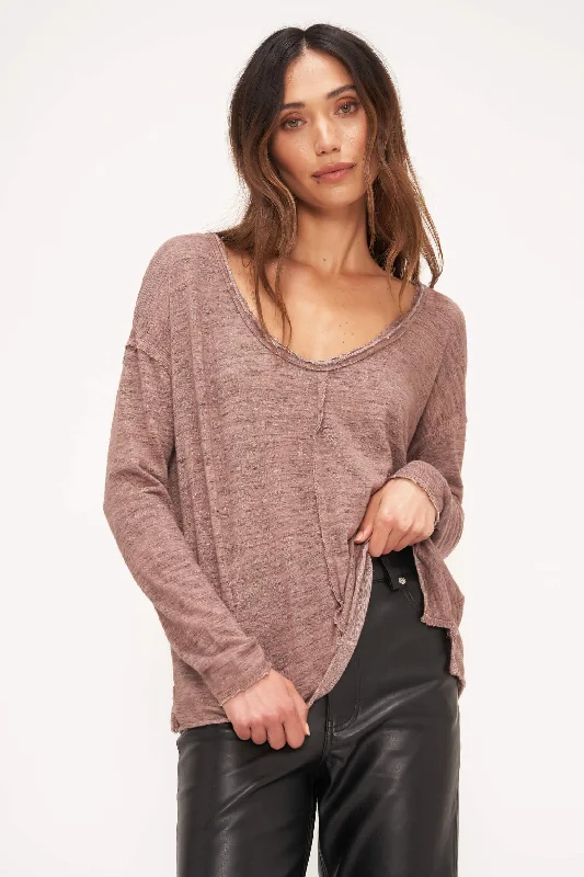 Get Up & Go Marled Long Sleeve Street