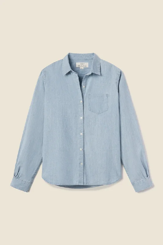Trovata - Grace Classic Shirt in Chambray Refined Women's 