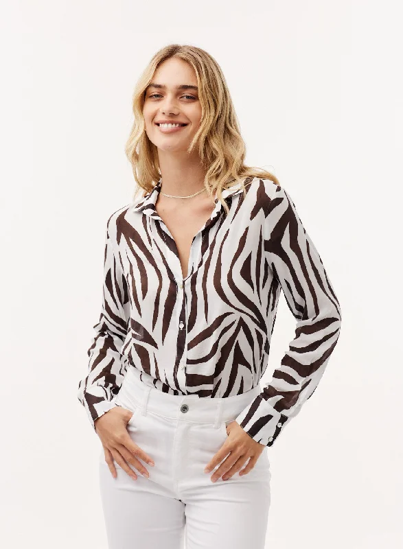 Flowy Button Down Refined Women's Hand - crafted