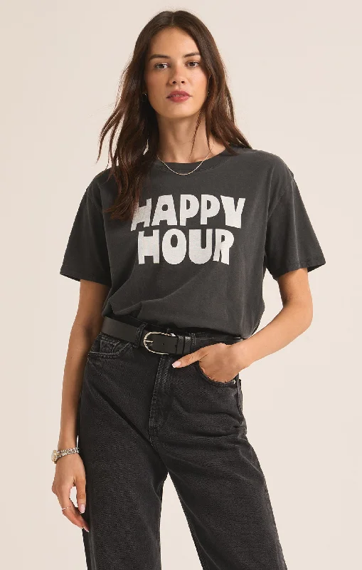 Happy Hour Boyfriend Tee Sleek Women's 