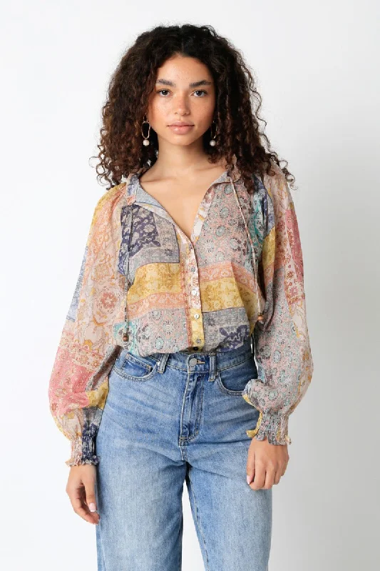 Printed Top Refined Women's Classic 