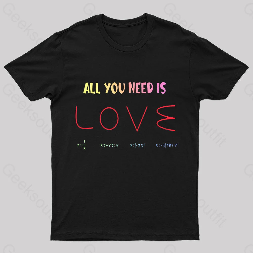 All You Need Is Love Nerd T-Shirt Elegant Women's Formal 