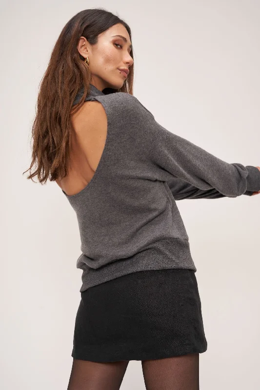 Right On Time Cozy Open Back British Gentlewoman Style