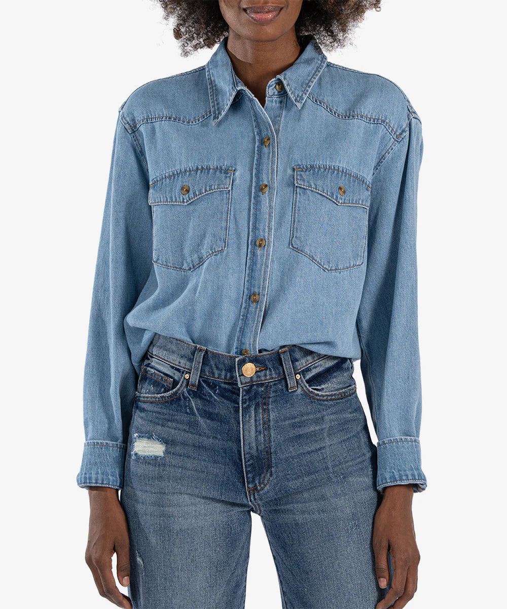 Mika Button Down Business