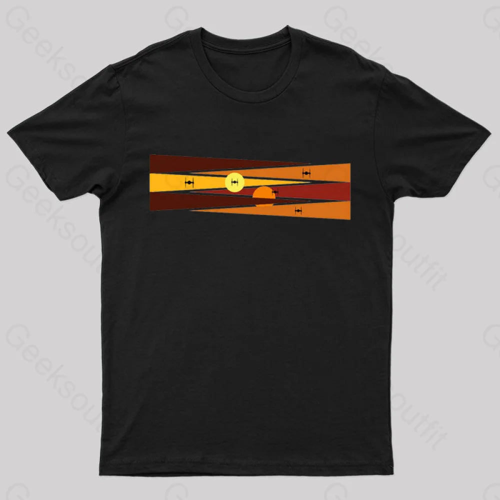 Sunset Nerd T-Shirt Polished Women's Silk