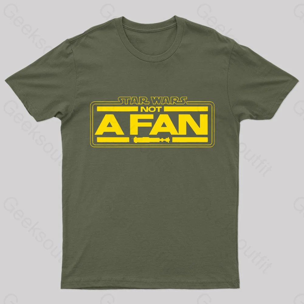 Not A Fan Nerd T-Shirt Artistic Women's Avant - 
