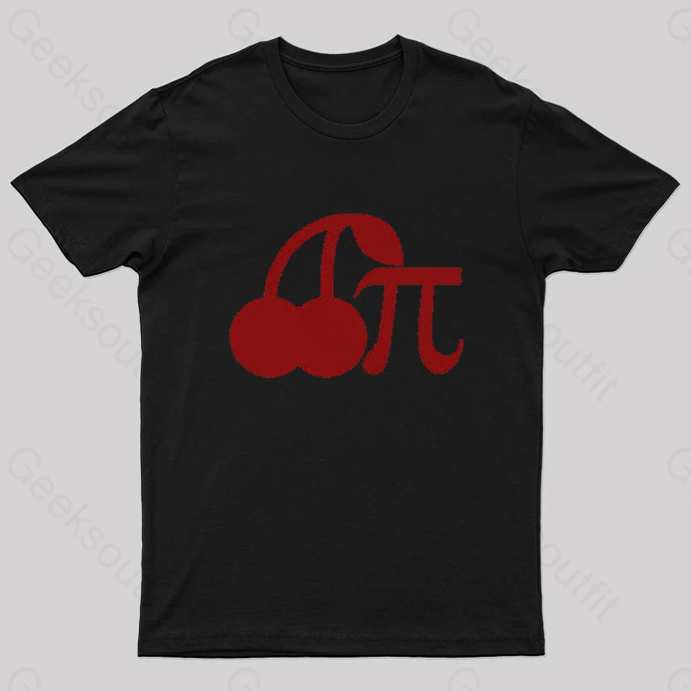 Cherry Pi Day Geek T-Shirt Traditional Women's 