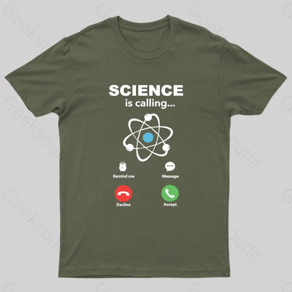 Science Is Calling Nerd T-Shirt Classic Women's Tweed
