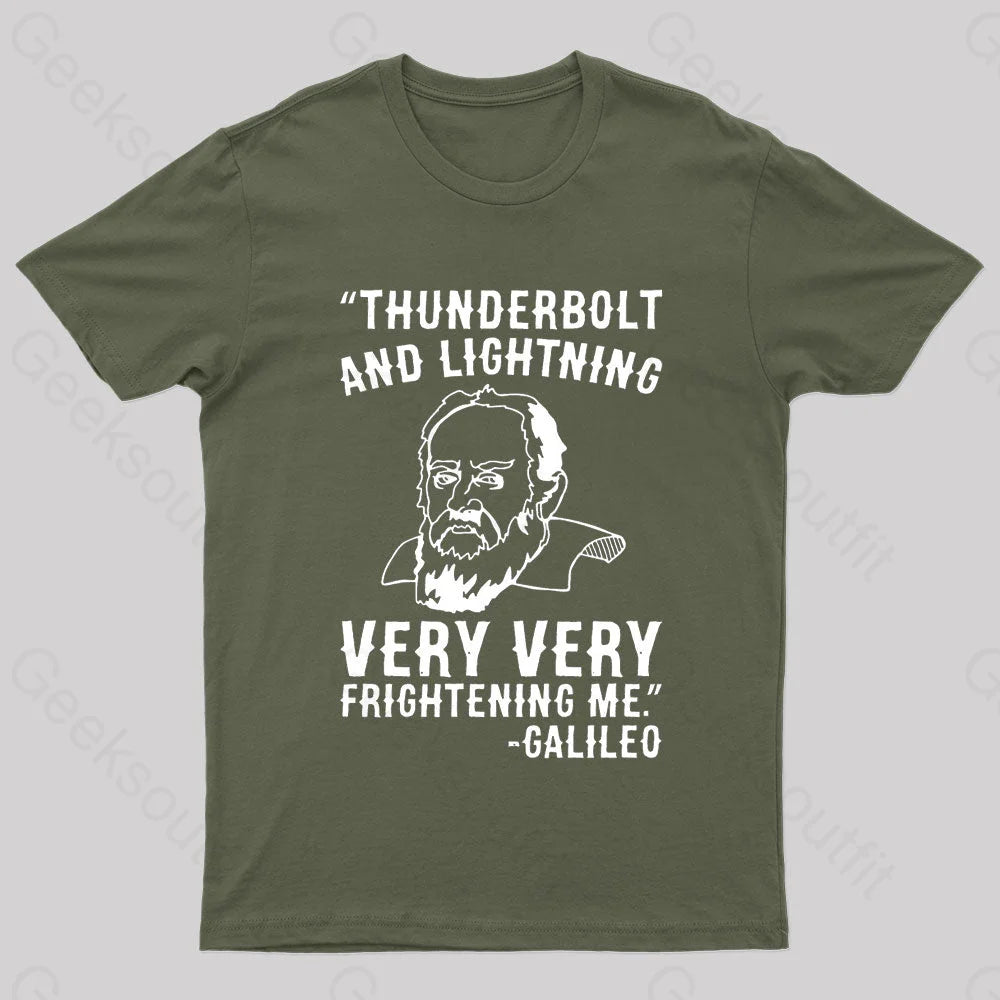 Thunderbolt And Lightning Very Very Frightening Me Geek T-Shirt Youthful Women's Anime - inspired