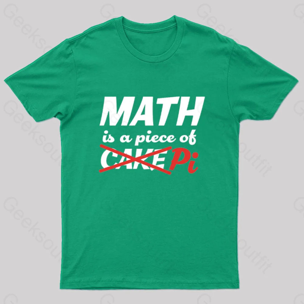 Math is a Piece of Pi Nerd T-Shirt Vintage Women's 1970S 