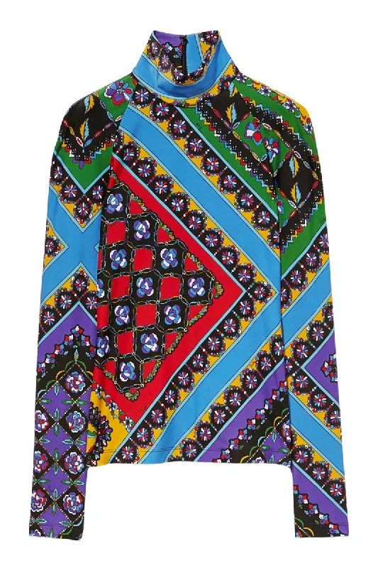 Festa Print Top Feminine Women's Style 