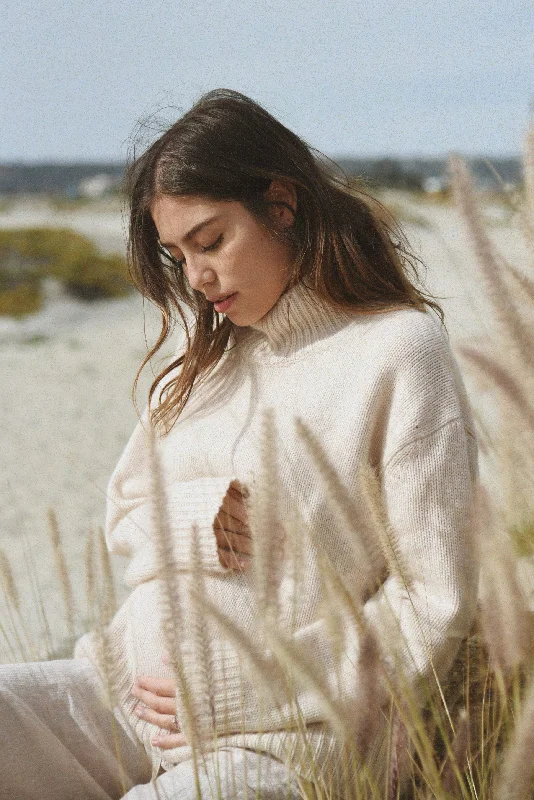 The Cashmere Carmel Sweater // Moon Sustainable Organic
