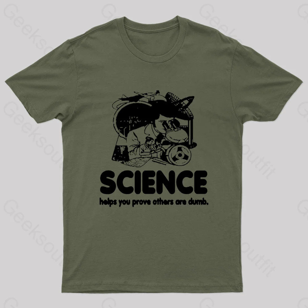 Science Retro Nerd T-Shirt Hip Women's Urban