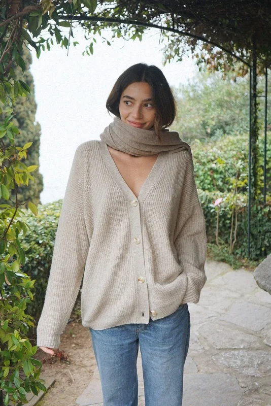 The Cashmere Muma Cardigan // Moon Minimalist Women's Casual