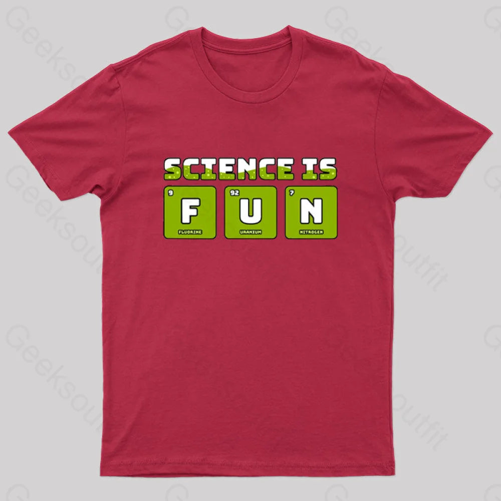 Science Is Fun Nerd T-Shirt Sharp Women's Italian
