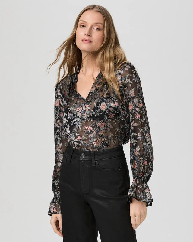 Laurin Blouse Hip Women's Retro