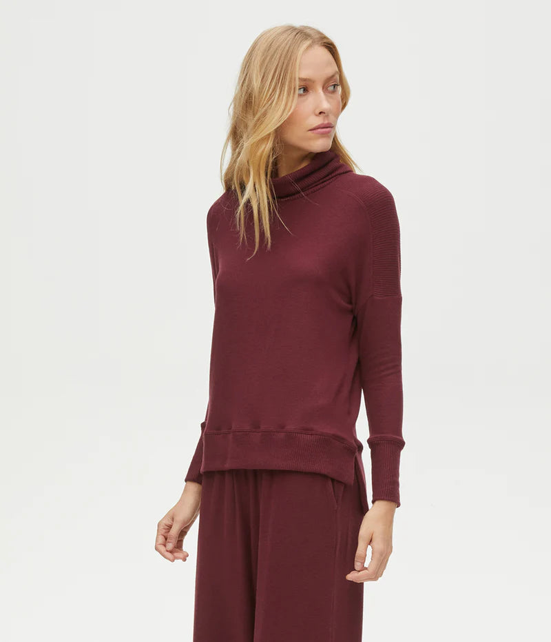 Bea Turtleneck Top Disco