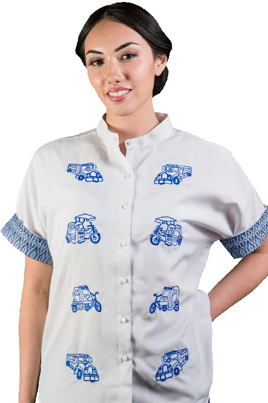 VAT04 - Anthologie - Women's Jeepney & Tricycle Blouse Youthful Women's Pop