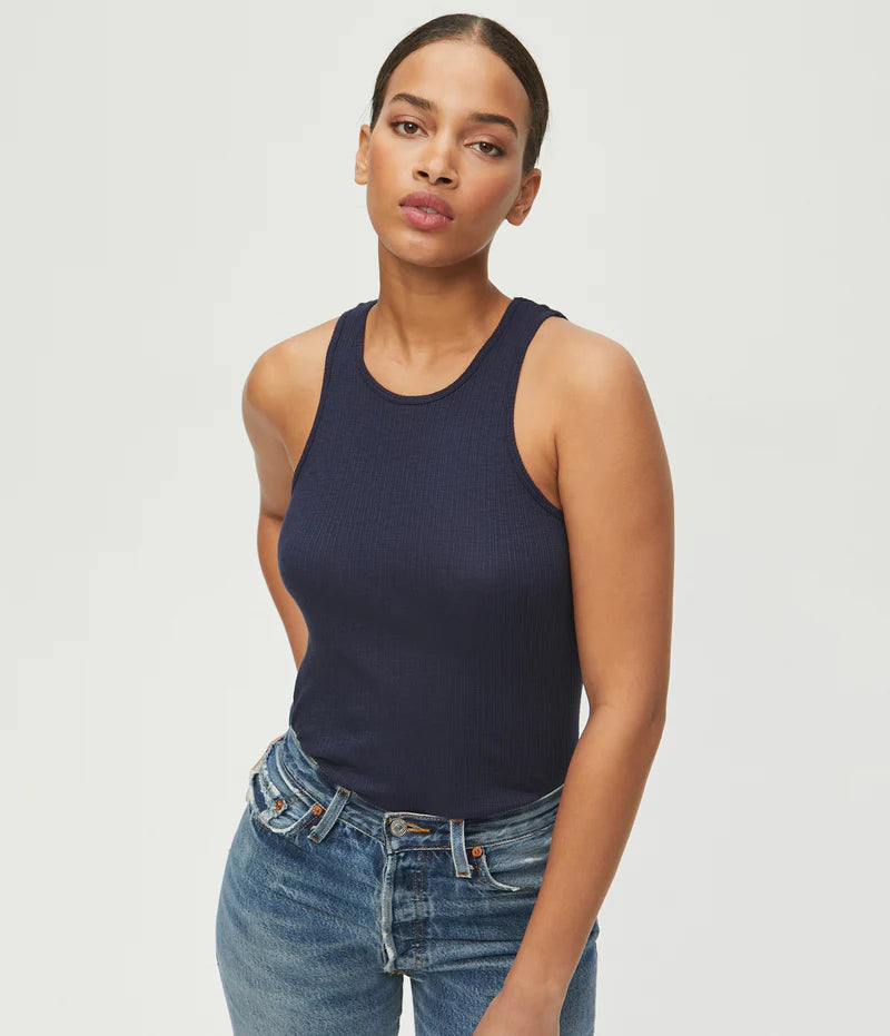Alana Ribbed Halter Tank Sporty Women's Athleisure 