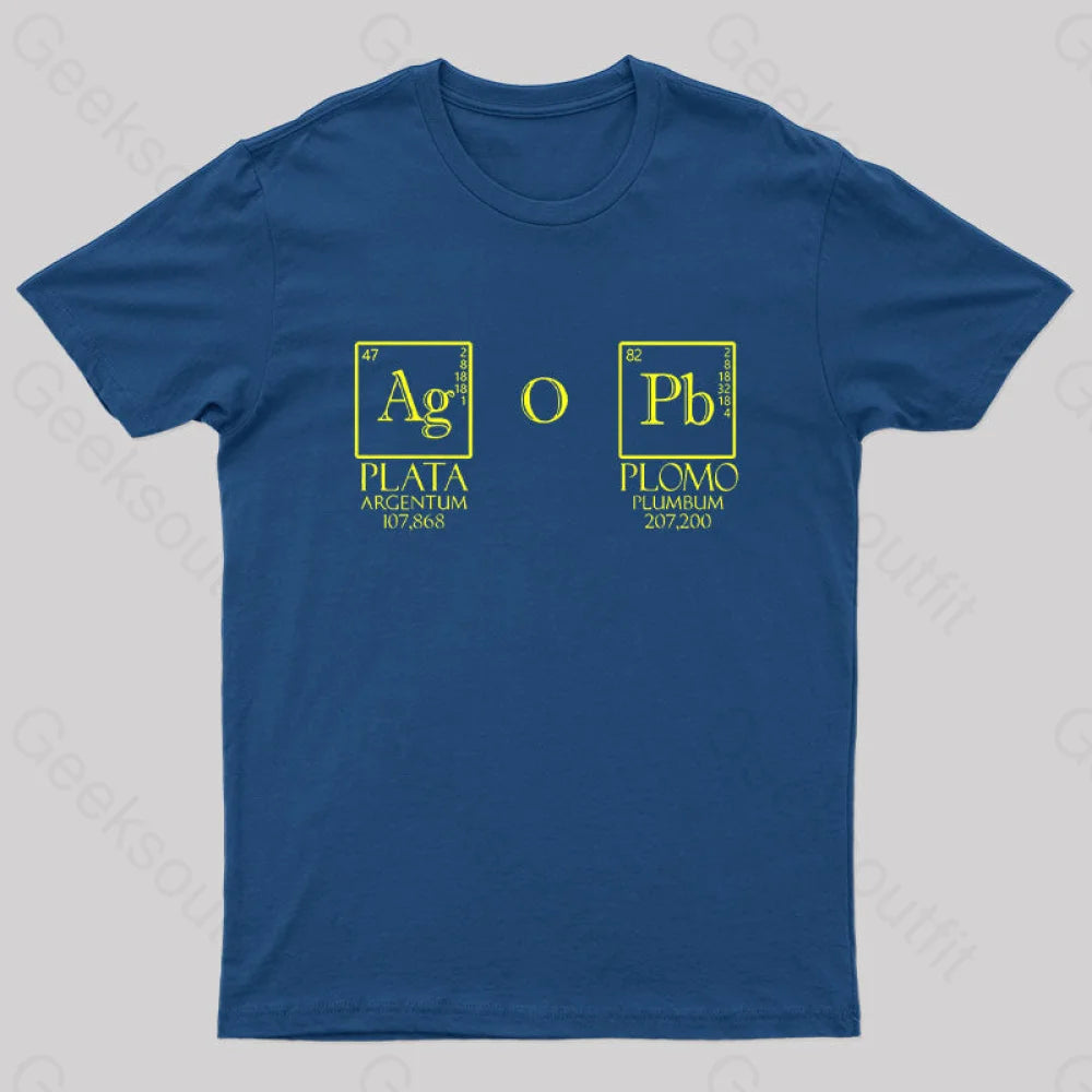 Plata Plomo Nerd T-Shirt Monochromatic All - in - one