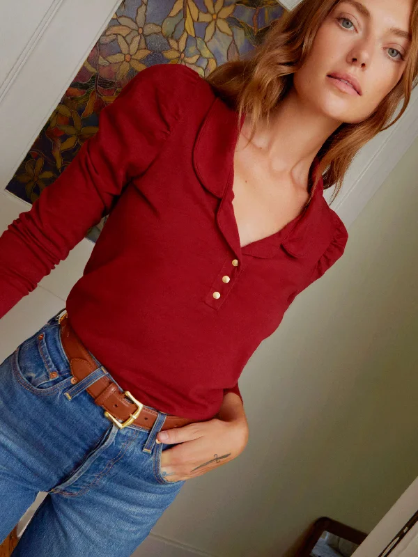 Pilar Collar Henley purpose