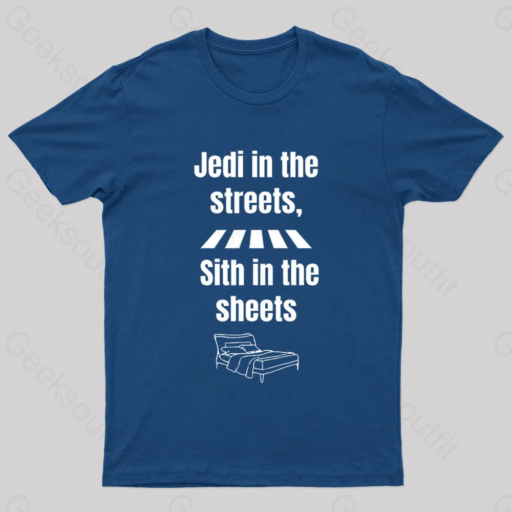 Jedi In The Streets Geek T-Shirt Refined Women's Hand - crafted