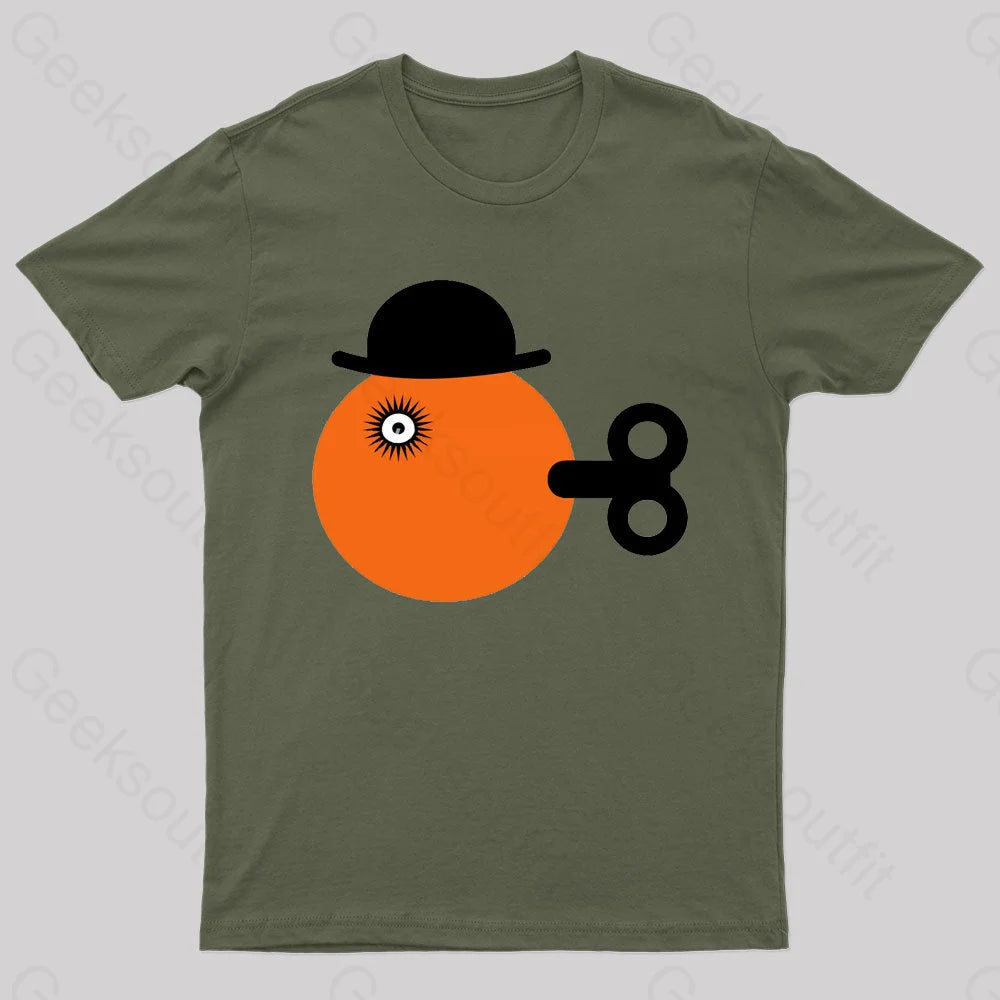 Clockwise Orange Geek T-Shirt Business