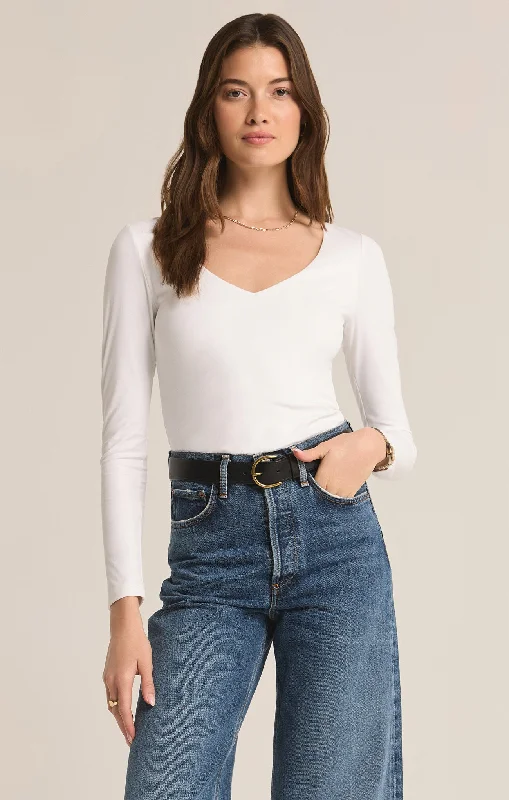 Avala V-Neck So Smooth Top Youthful Women's Anime - inspired