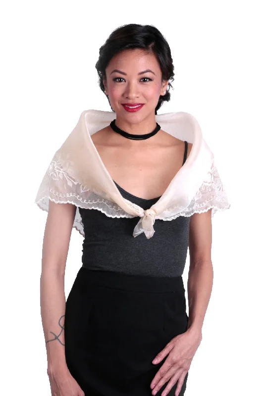 WA02 - Classic Alampay Beige - Filipiniana Refined Women's Classic 