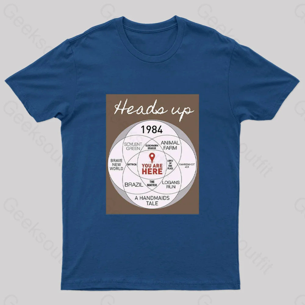 Heads Up Nerd T-Shirt Classic Women's Tweed