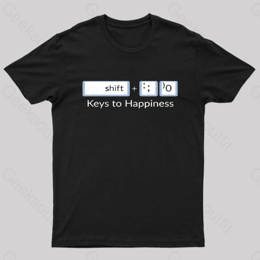 Keys to Happiness Geek T-Shirt Cozy Women's Sherpa - lined