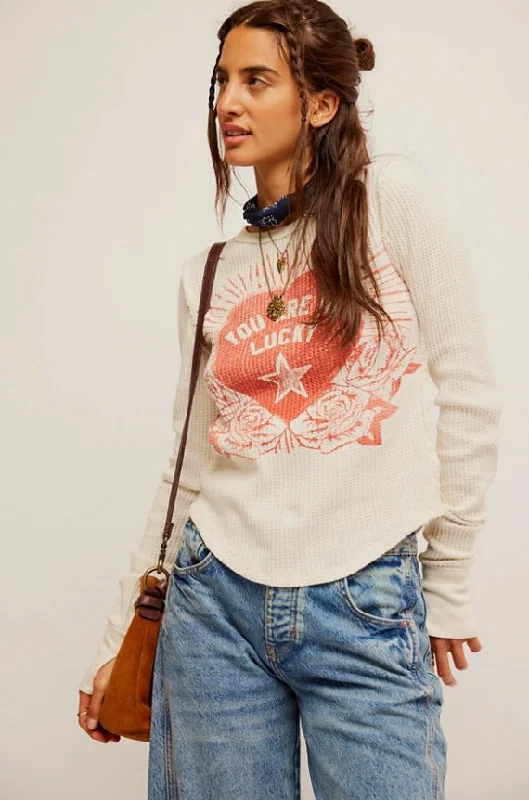 Lucky Locket Tee Classic Women's Pin - striped