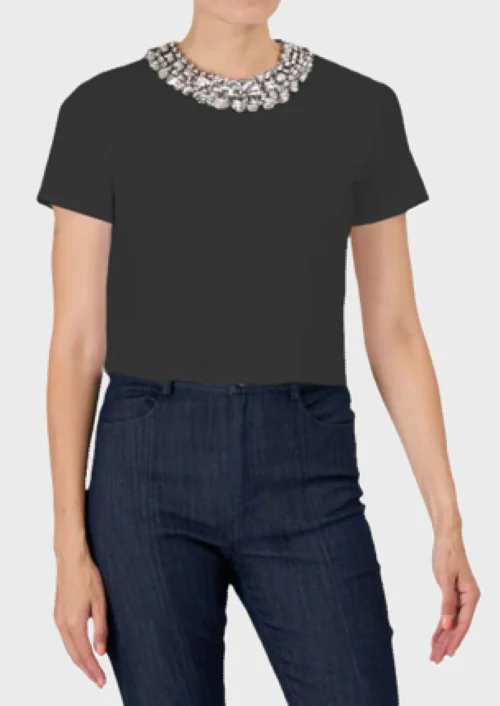 Chucky Necklace Shrunken Tee Elegant Women's 