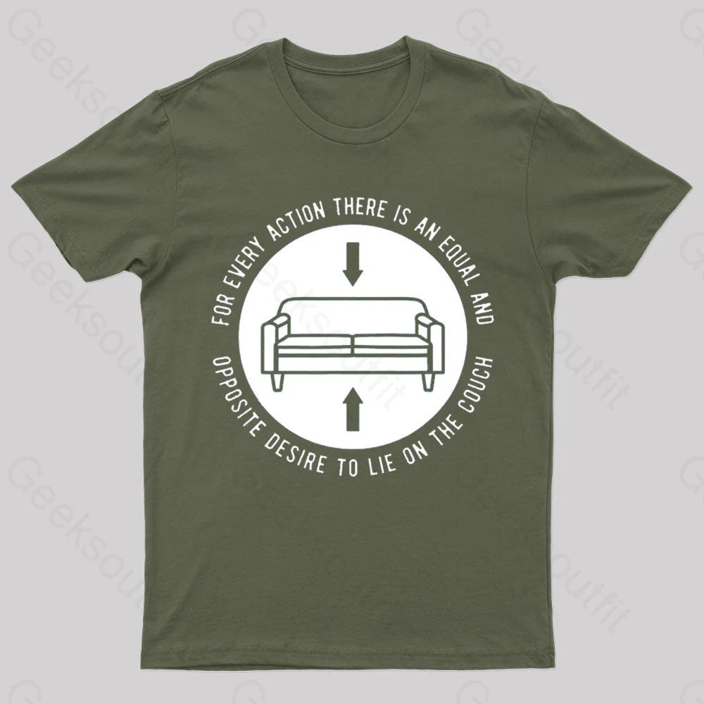 For Every Action There Is An Equal And Opposite Nerd T-Shirt Traditional Women's Wool