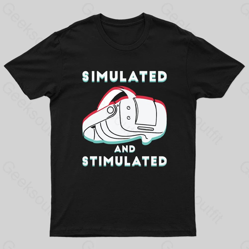 Simulated And Simulated Nerd T-Shirt Contemporary 