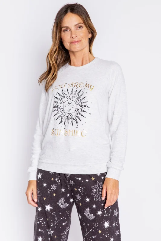 Long Sleeve Flannel Sunshine Top Confident Women's Power