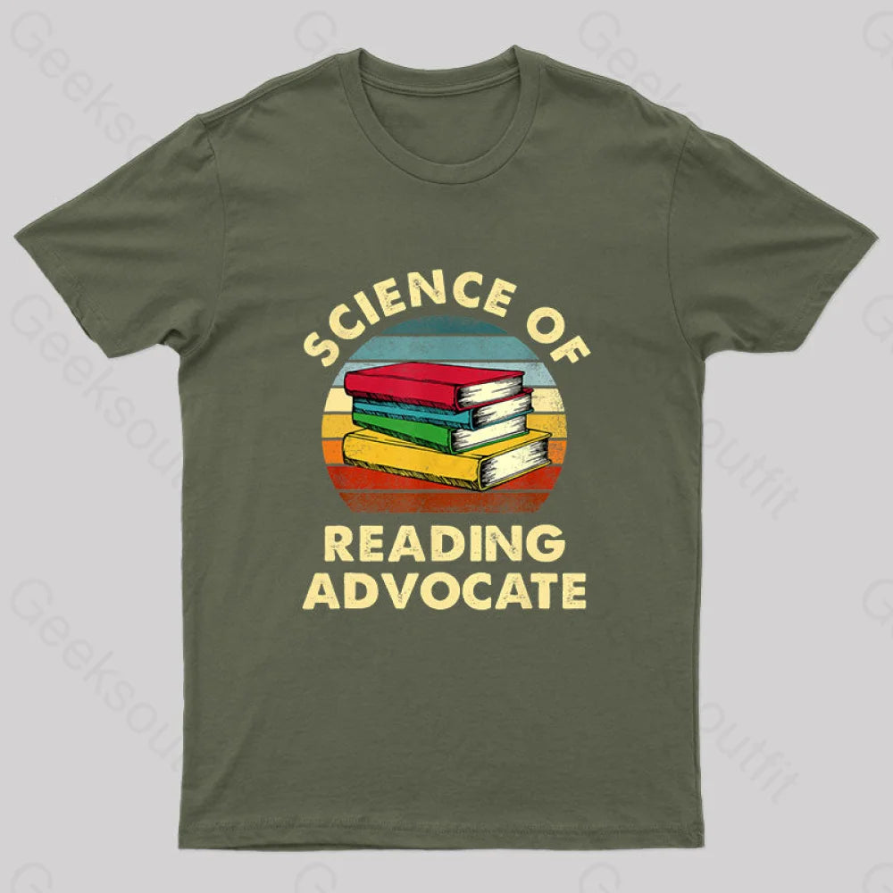 Science of Reading Advocate Nerd T-Shirt Disco