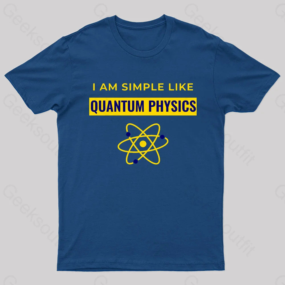I Am Simple Like Quantum Physics Nerd T-Shirt Dynamic Women's Moto