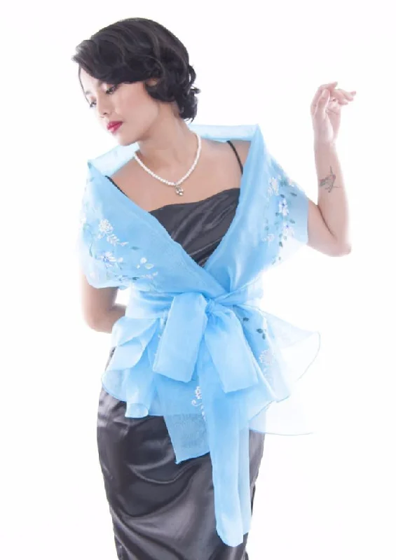 WW05 - Filipiniana Wrap-Around Light Blue Street