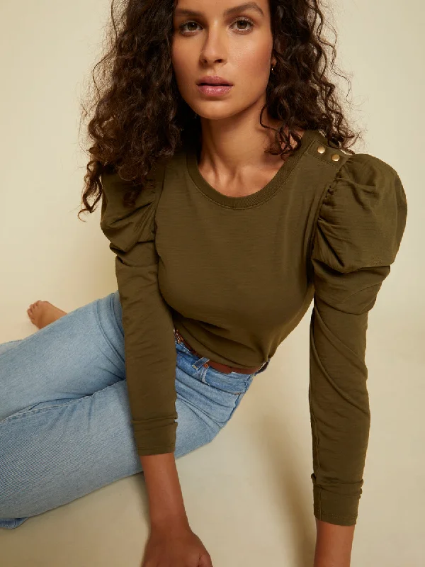 Nation LTD - Krista Feminine Party Tee in Lagoon Modern Women's 