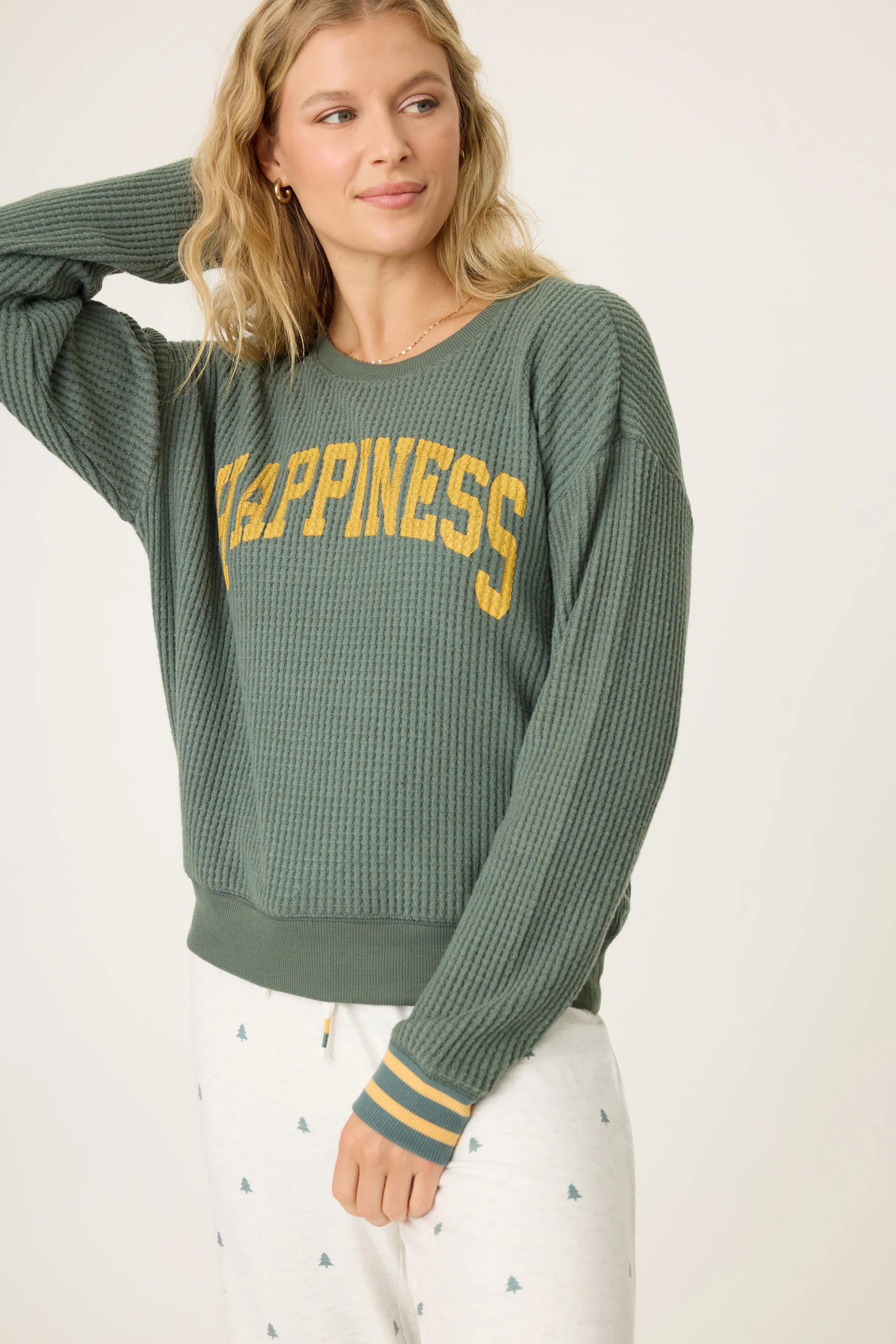 Campfire Cozy Thermal Long Sleeve Top Sporty Women's Athleisure 