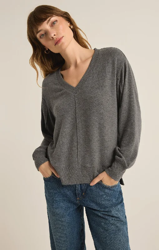 Wilder Cloud V-Neck Longsleeve Top Contemporary 