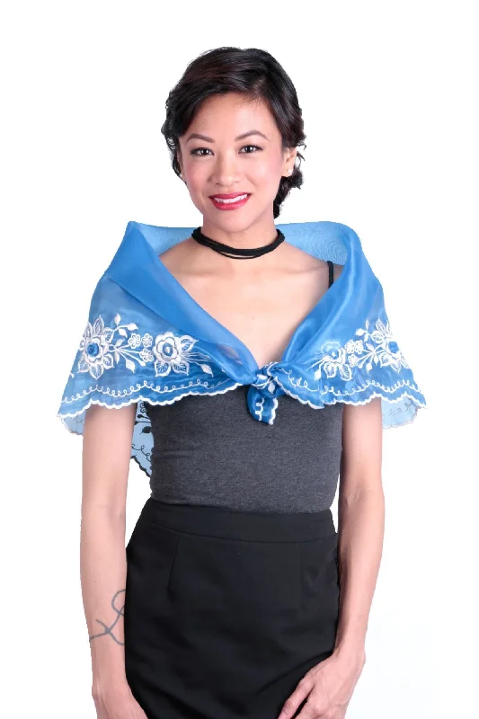 WA11 - Classic Alampay Blue - Filipiniana Preppy Women's College