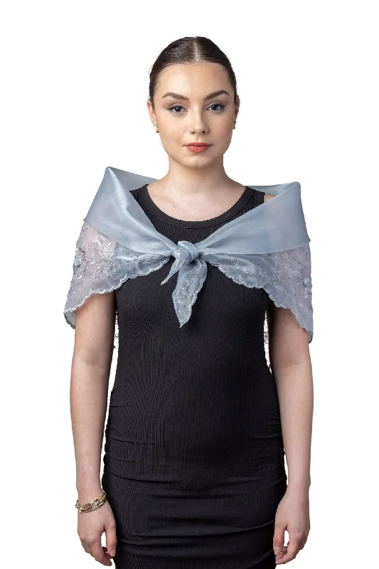 WA23 - Classic Alampay Silver - Filipiniana Relaxed Women's 